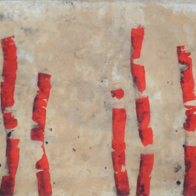 Algues, 2012. Acrílic sobre paper, marouflé. 100x150 cm.