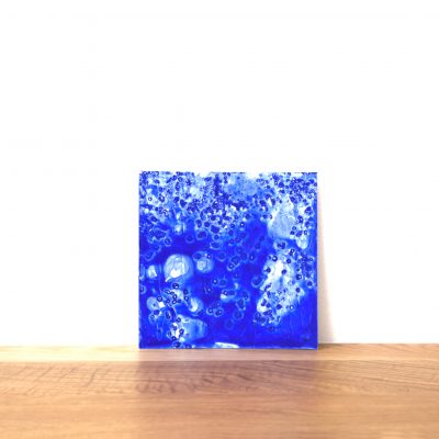 Water nebula, 2016. Acrilic i pigment. 24,5x24,5 cm.